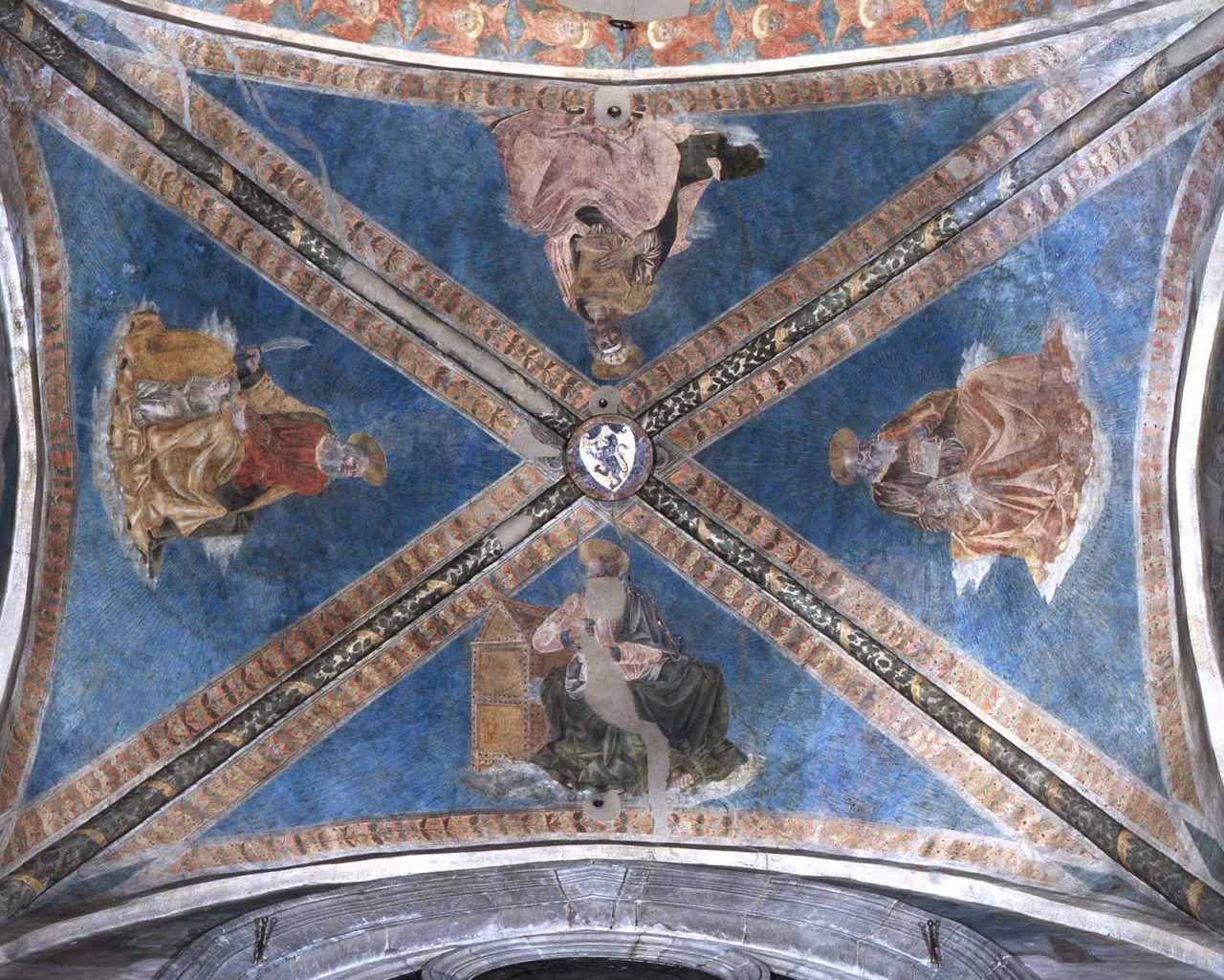 Murale d'insieme con Noè, Abramo, Mosè, David - Chiesa della S. Trinità, Firenze